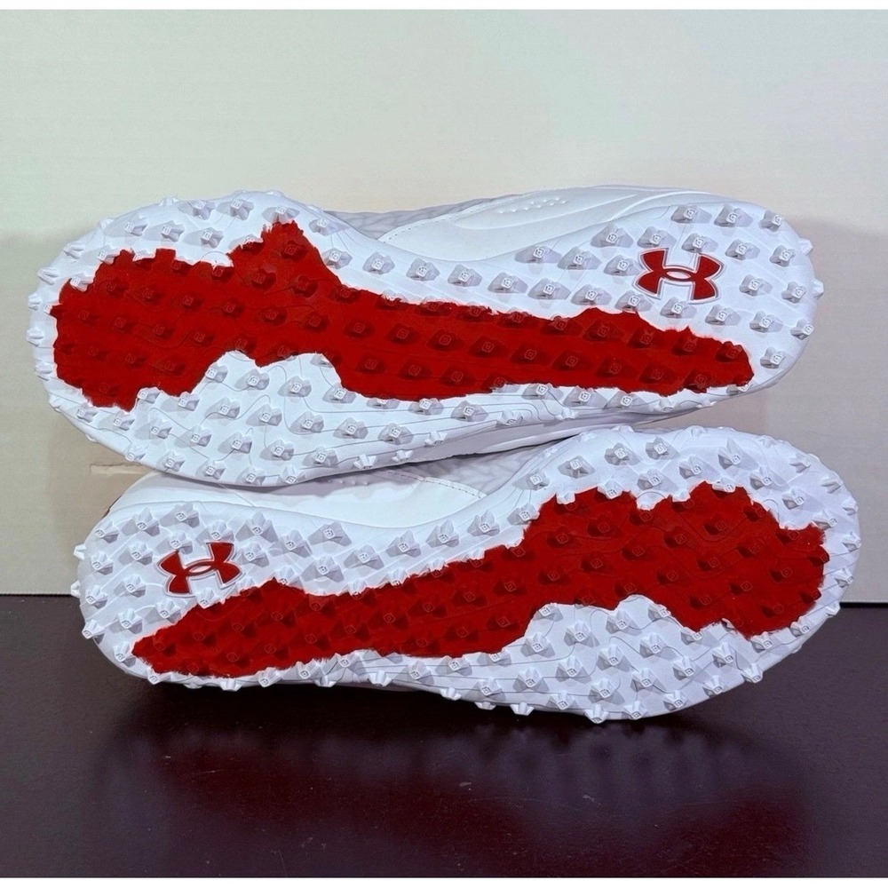 Under Armour UA yard turf 3.0 all-purpose baseball cleats shoes red men's 13 - Picture 7 of 9